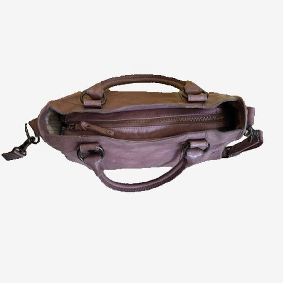 Frye. Orchid Melissa Zip Satchel Leather bag . - Picture 11 of 13